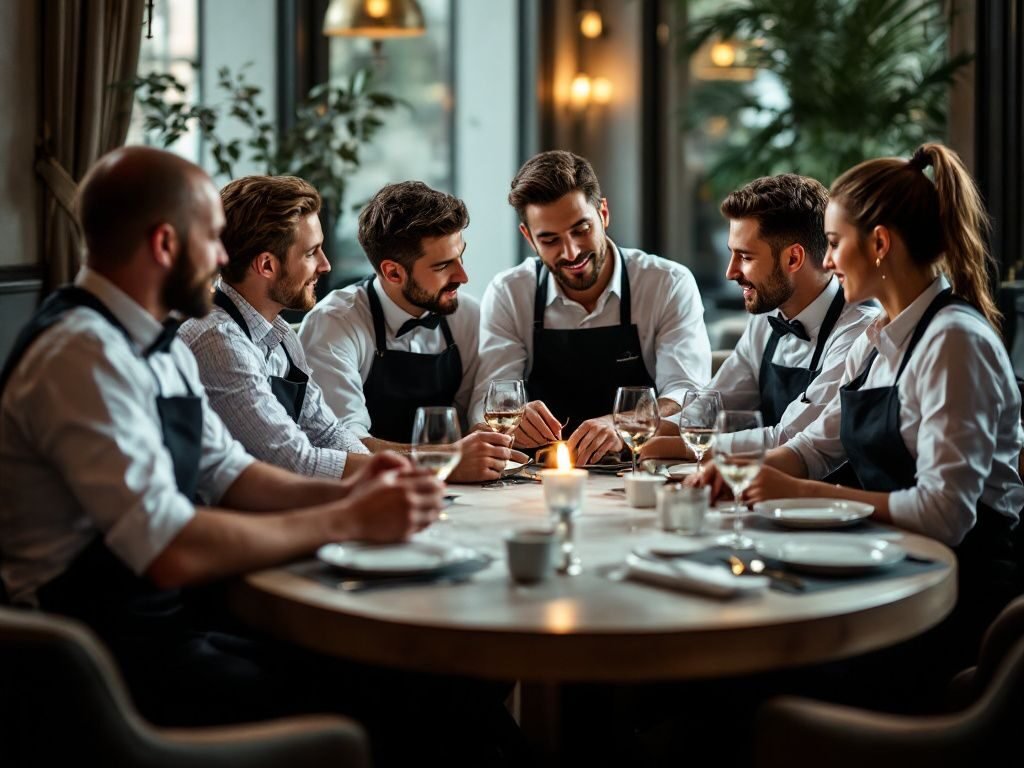 Organización moderna de equipos en restaurantes: Equipo de Sala