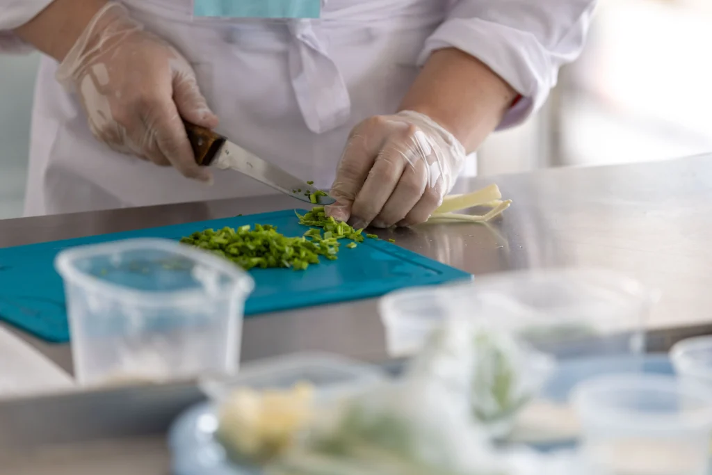 preparación de alimentos al vacío
