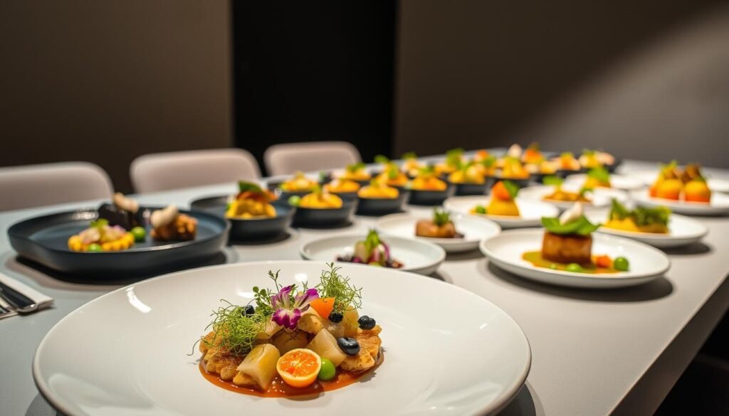 Tendencias gastronómicas en presentación de platos